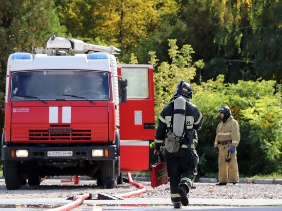 В Липецкой области в горящем доме погиб мужчина