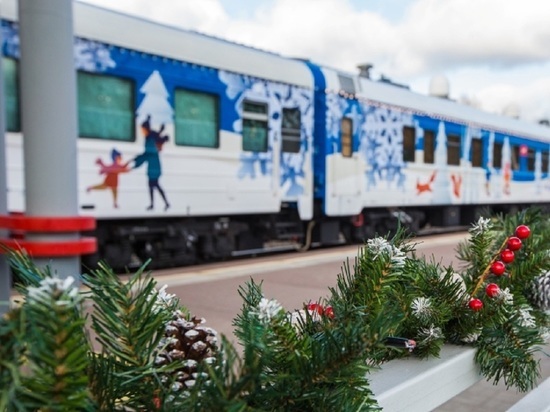 Поезд Деда Мороза сделает две остановки в Свердловской области