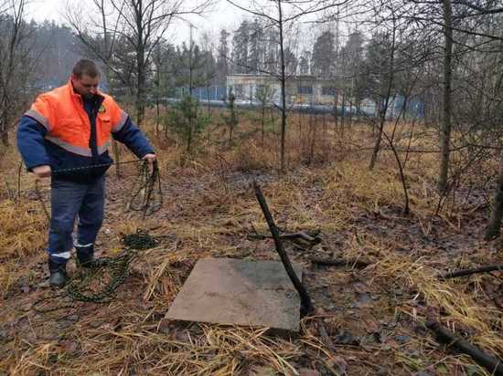 В Липецке спасатели достали провалившегося в шестиметровый колодец щенка