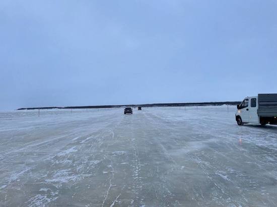 В ЯНАО вторую полосу на ледовой переправе через Обь закрыли на ремонт