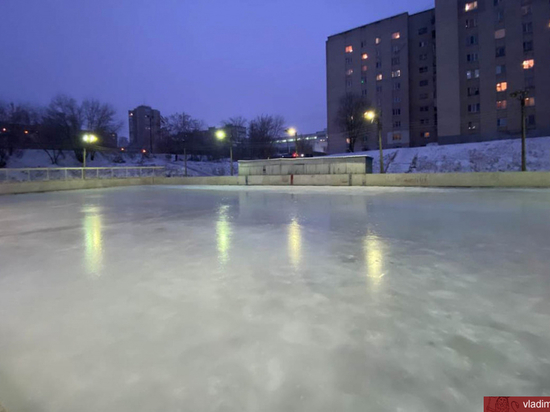 Во Владимире зимой зальют 20 катков на хоккейных кортах и площадках