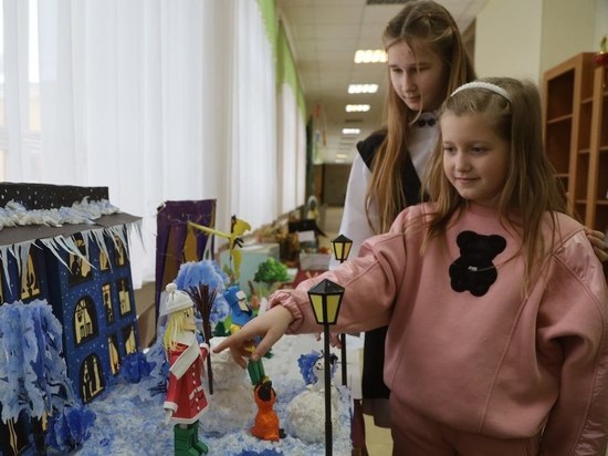 Выставка детских рождественских работ состоялась в Серпухове