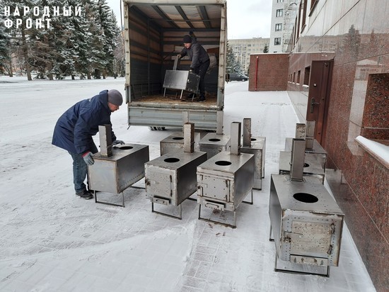 Йошкар-олинский предприниматель отправил мобилизованным землякам 10 печей-буржуек
