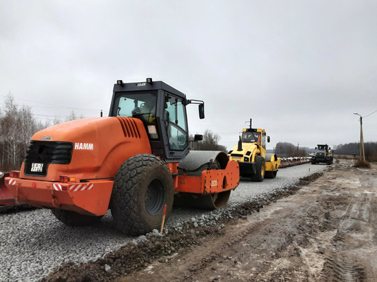 В конце следующего года планируют завершить ремонт дороги из Липецка в Москву в Данковском районе