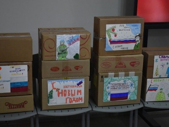 Жители Рассказовского района отправили бойцам СВО подарки к Новому году