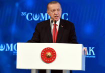 Очередную броскую и духоподъемную фразу бросил президент Турции в толпу своих слушателей