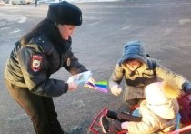 В Серпухове прошло профилактическое мероприятие, в ходе которого сотрудники Госавтоинспекции напомнили маленьким пешеходам и их родителям об опасностях, которые могут подстерегать на проезжей части