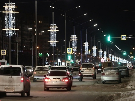 С 19 декабря в Красноярске включат праздничную иллюминацию