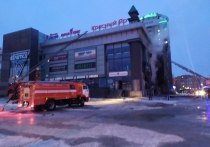 На улицы Весны в Красноярске сгорела часть торгового центра «Взлетка Плаза» 30 ноября