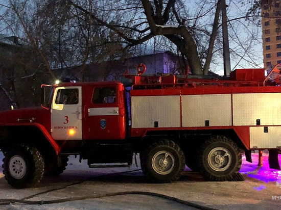 Дом многодетной семьи загорелся под Новосибирском
