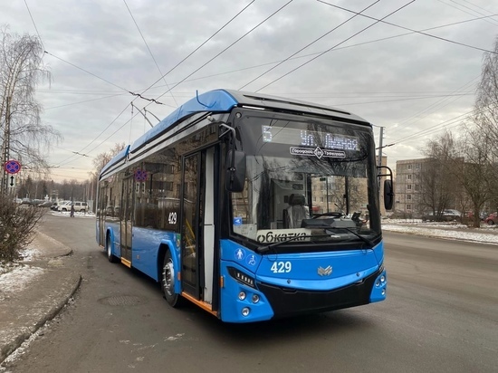 Пять новых троллейбусов начнут курсировать по улицам Петрозаводска