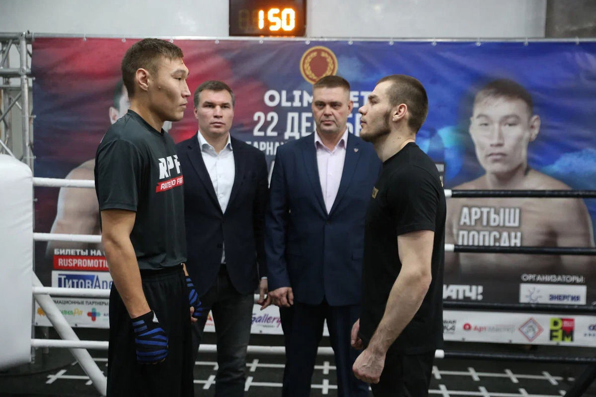 Артыш Лопсан и Василий Штык провели пресс-конференцию перед реваншем