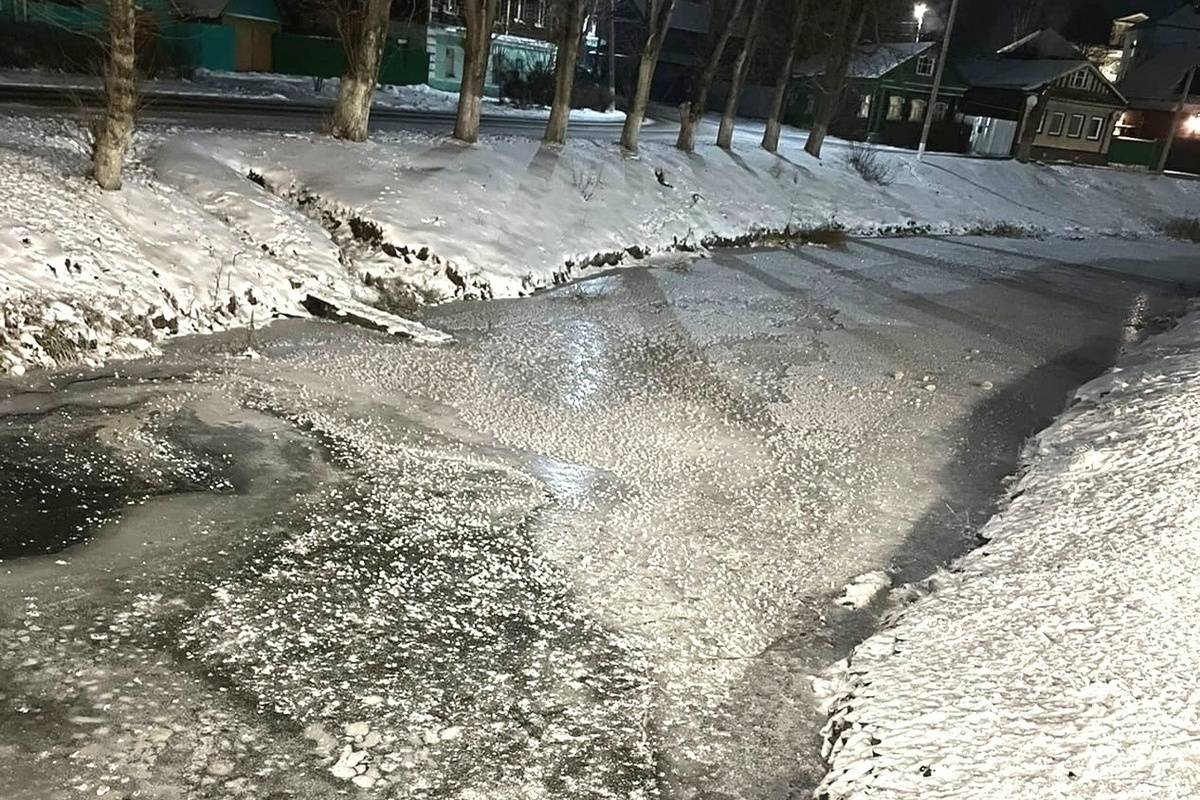 Костромские везения: провалившегося под лед в Нерехте школьника вытащили из полыньи случайные прохожие