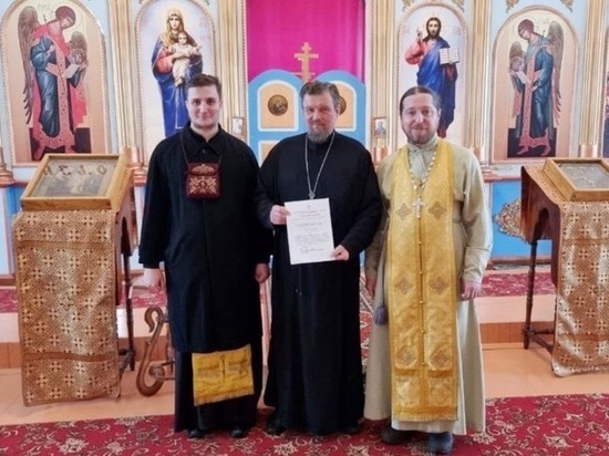 Орловская епархия передала частицу мощей священноисповедника Коссова в собор Тульской области