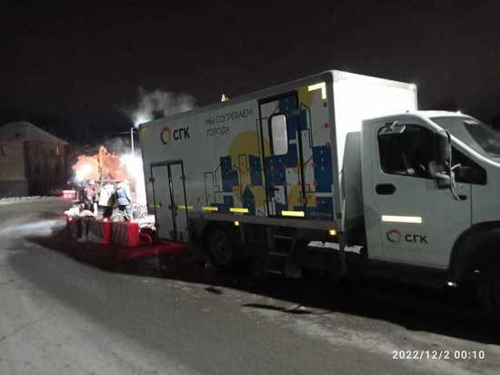 В Новосибирске устранили аварию на теплотрассе в Первомайском районе