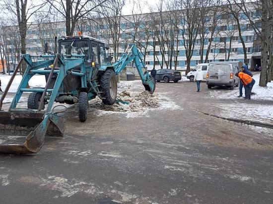 Жителям Ленобласти показали, как в регионе чистят дороги после снегопада