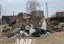 Подрядная организация, которая очищает приаэродромную зону в Чите в поселке Рудник Кадала, обратилась в полицию из-за находившихся там строительного мусора и опасных отходов - шлака