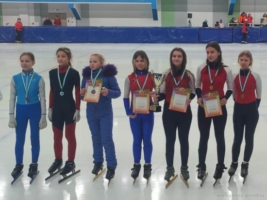 Юные пензячки завоевали победу в соревнованиях по конькобежному спорту «Сочинский олимп»