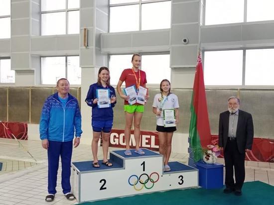 Липецкая спортсменка с нарушением слуха завоевала серебряные медали на Кубке Белоруссии по плаванию