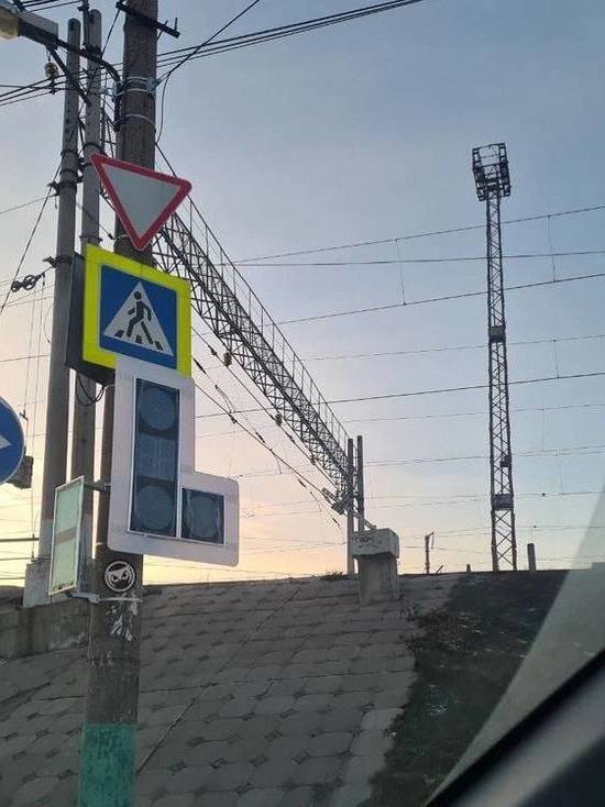 В Пензе появился светофор у Бакунинского моста