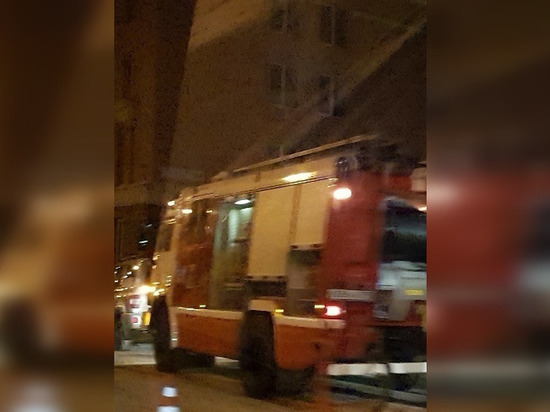 На Путиловской набережной сгорел гараж