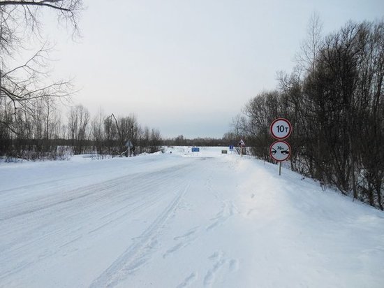 Три ледовые переправы на Чулыме в Красноярском крае открыты для движения