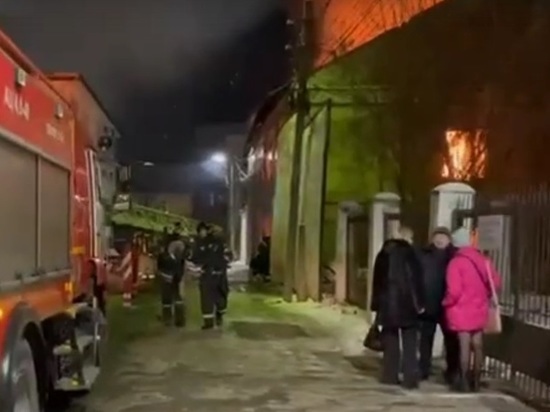 В центре Ярославля сгорело историческое здание