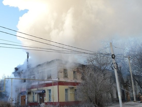 В Старожиловском районе Рязанской области сгорел флигель усадьбы Хлебникова
