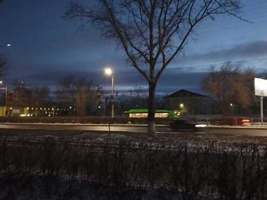 В Оренбурге замечены зеленые автобусы