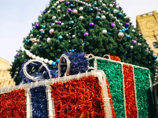 Огни на главной новогодней елке в Астрахани зажгут 22 декабря