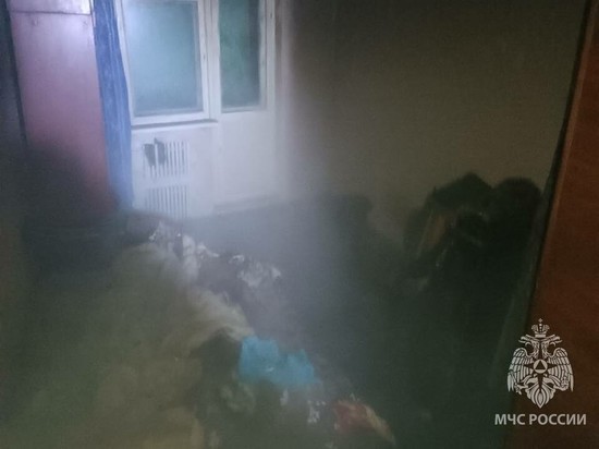 Пожарные спасли двух мужчин из пожара в казанской квартире
