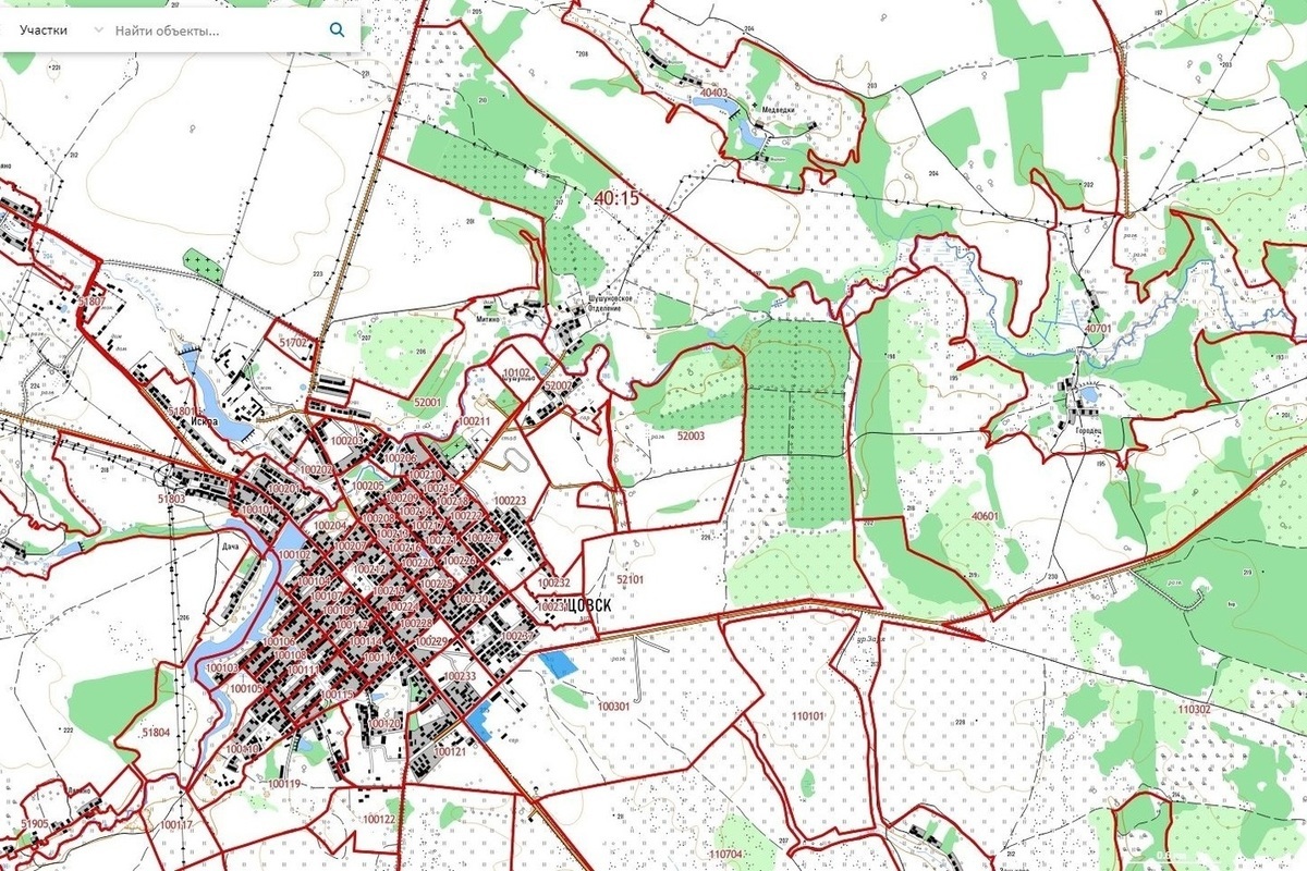 Публичная кадастровая карта калужской области 2020