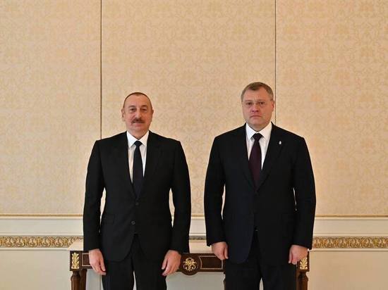 Губернатор Астраханской области встретился с президентом Азербайджана