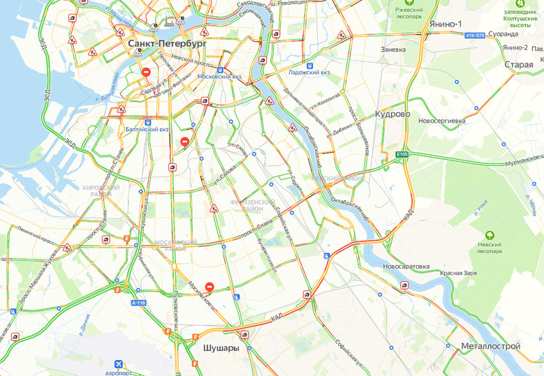 Пробки на ленинском проспекте спб сейчас. КАД СПБ 12 декабря. Ремонт на КАД СПБ сейчас показать на карте.