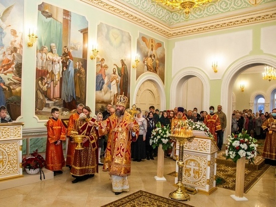 В городе Рассказово освятили храм в честь великомученицы Екатерины