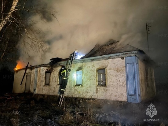 В Ливенском районе в своём доме заживо сгорел мужчина