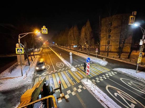 В Подмосковье еще 50 пешеходных переходов оснастят подсветкой до конца года