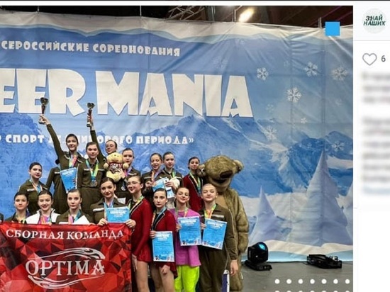 Белгородцы выиграли награды всероссийских соревнований по чир спорту