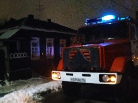 В Курской области 9 декабря потушили жилой дом