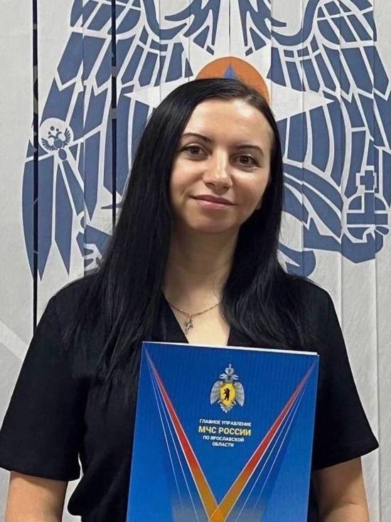 Сотрудник филиала «Ярэнерго» получила благодарственное письмо МЧС России