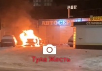 Накануне, вечером 8 декабря, сотрудники Главного управления МЧС России по Тульской области получили сообщение о возгорании транспортного средства марки "Daewoo Nexia"
