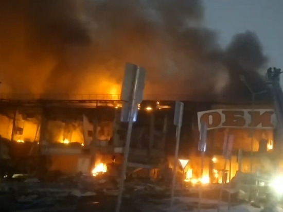 Ущерб от пожара в OBI в "Мега Химки" оценили в десятки миллиардов рублей