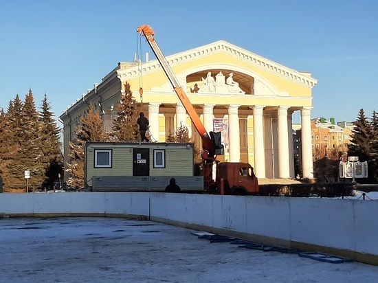 На площади Ленина в Йошкар-Оле откроют каток