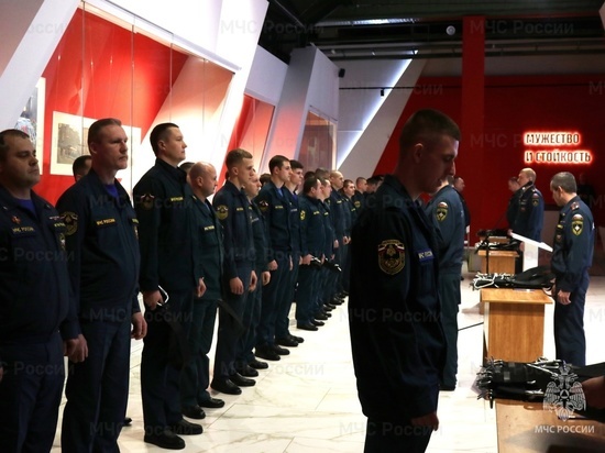 В Музее обороны Тулы состоялось посвящение в пожарные