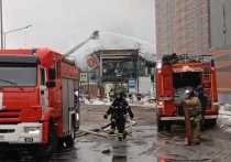 Пожар в строительном гипермаркете OBI в Химках, который бушевал на площади свыше 17 тысяч квадратных метров, локализован