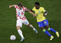 В пятницу в 18:00 по московскому времени, в Катаре, на стадионе "Эдьюкейшн Сити" состоялся матч четвертьфинала чемпионата мира по футболу между сборными Хорватии и Бразилии