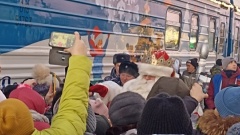 Оренбург встречает новогоднего волшебника