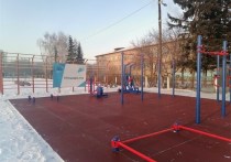 В селе Шалоблино Красноярского края оборудовали спортивную площадку для ГТО