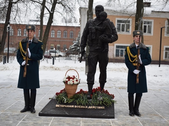 В Иванове открыли памятник ветеранам боевых действий
