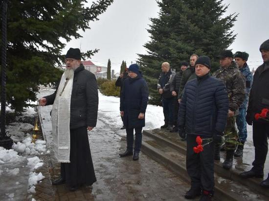В Ряжске Рязанской области почтили память погибших на Северном Кавказе